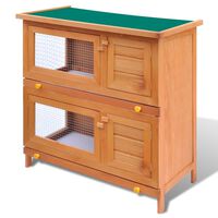 vidaXL Outdoor Rabbit Hutch Small Pet Cage 4 Door Wood,  vidaXL Outdoor Rabbit Hutch Small Pet Cage 4 Door Wood