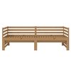 vidaXL Pull-out Day Bed without Mattress Honey Brown 2x(90x200)cm