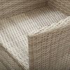 vidaXL Reclining Garden Chairs 2 pcs with Cushions Poly Rattan Beige