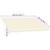 vidaXL Awning Top Sunshade Canvas Cream 350x250 cm