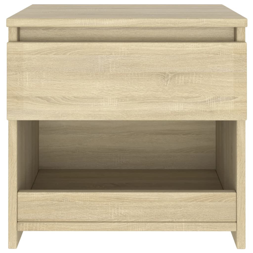 vidaXL Bedside Cabinets 2 pcs Sonoma Oak 40x30x39 cm Engineered Wood