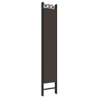 vidaXL 6-Panel Room Divider Brown 240x220 cm Fabric, brown vidaXL 6-Panel Room Divider Brown 240x220 cm Fabric