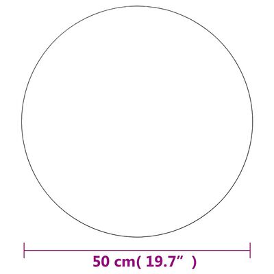 vidaXL Wall Mirror 50 cm Round Glass,  vidaXL Wall Mirror 50 cm Round Glass