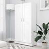 vidaXL Book Cabinet White 82,5x30,5x150 cm Engineered Wood