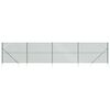 vidaXL Chain Link Fence with Spike Anchors Green 1.8x10 m