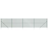 vidaXL Chain Link Fence with Spike Anchors Green 1.8x10 m