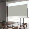 vidaXL Patio Retractable Side Awning 80x300 cm Cream