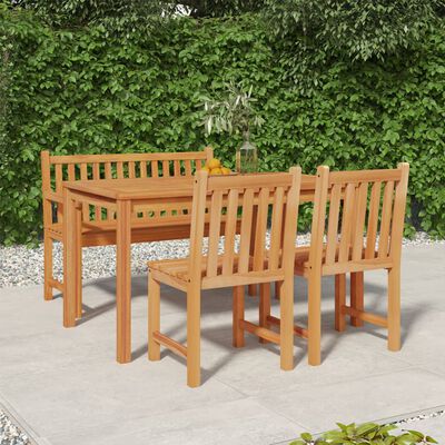 vidaXL 4 Piece Garden Dining Set Solid Wood Teak,  vidaXL 4 Piece Garden Dining Set Solid Wood Teak