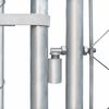 vidaXL Outdoor Dog Kennel Galvanised Steel 4x4x1 m