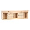vidaXL Sparrow House with 5 Rooms 68x15x21 cm Firwood