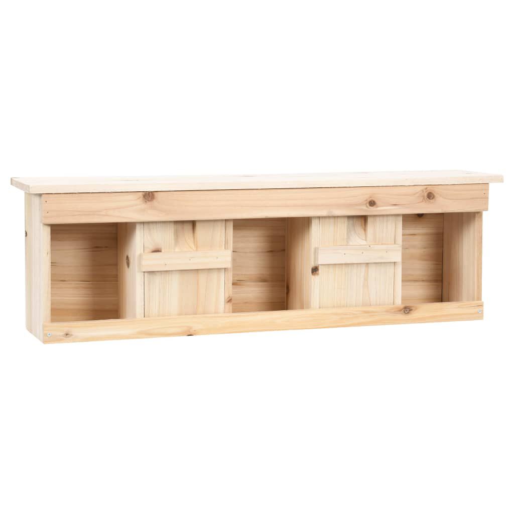 vidaXL Sparrow House with 5 Rooms 68x15x21 cm Firwood