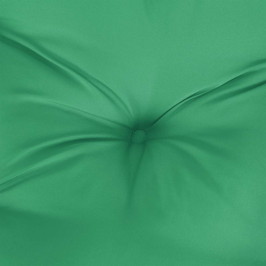vidaXL Garden Bench Cushion Green 120x(50+50)x7cm Oxford Fabric