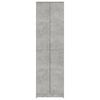 vidaXL Hallway Wardrobe Concrete Grey 55x25x189 cm Engineered Wood