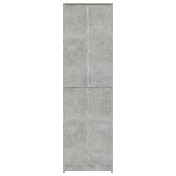 vidaXL Hallway Wardrobe Concrete Grey 55x25x189 cm Engineered Wood