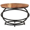 vidaXL Coffee Table Ø 55x40 cm Solid Wood Acacia