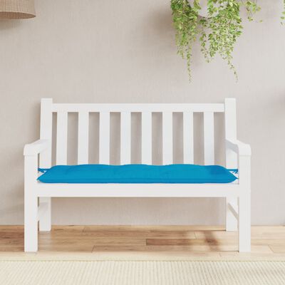 vidaXL Garden Bench Cushion Light Blue 120x50x7cm Oxford Fabric, light blue vidaXL Garden Bench Cushion Light Blue 120x50x7cm Oxford Fabric
