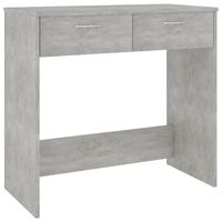 vidaXL Desk Concrete Grey 80x40x75 cm Engineered Wood, concrete grey vidaXL Desk Concrete Grey 80x40x75 cm Engineered Wood