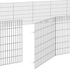 vidaXL Free Range Animal Enclosure 48-Panel 54x60 cm Galvanised Iron