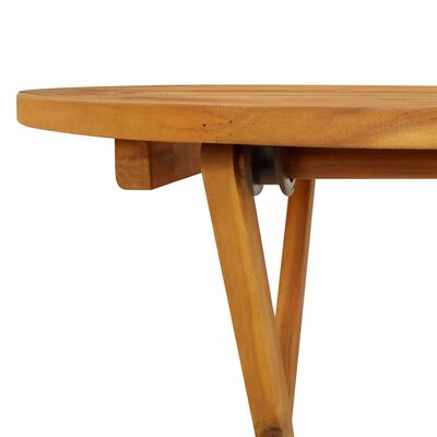 vidaXL Folding Garden Table 70 cm Solid Acacia Wood,  vidaXL Folding Garden Table 70 cm Solid Acacia Wood