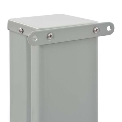 vidaXL Patio Retractable Side Awning 100 x 300 cm Grey, grey vidaXL Patio Retractable Side Awning 100 x 300 cm Grey