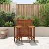 vidaXL 5 Piece Garden Bar Set Solid Wood Acacia