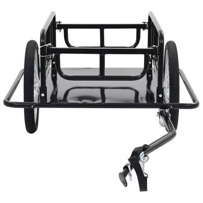 vidaXL Bike Trailer 130x73x48.5 cm Steel Black,  vidaXL Bike Trailer 130x73x48.5 cm Steel Black