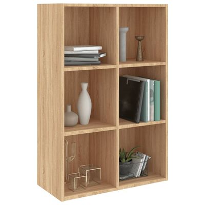 vidaXL Book Cabinet/Sideboard Sonoma Oak 66x30x98 cm Engineered Wood, sonoma oak vidaXL Book Cabinet/Sideboard Sonoma Oak 66x30x98 cm Engineered Wood