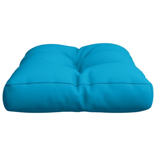 vidaXL Pallet Cushion Light Blue 50x40x12 cm Fabric