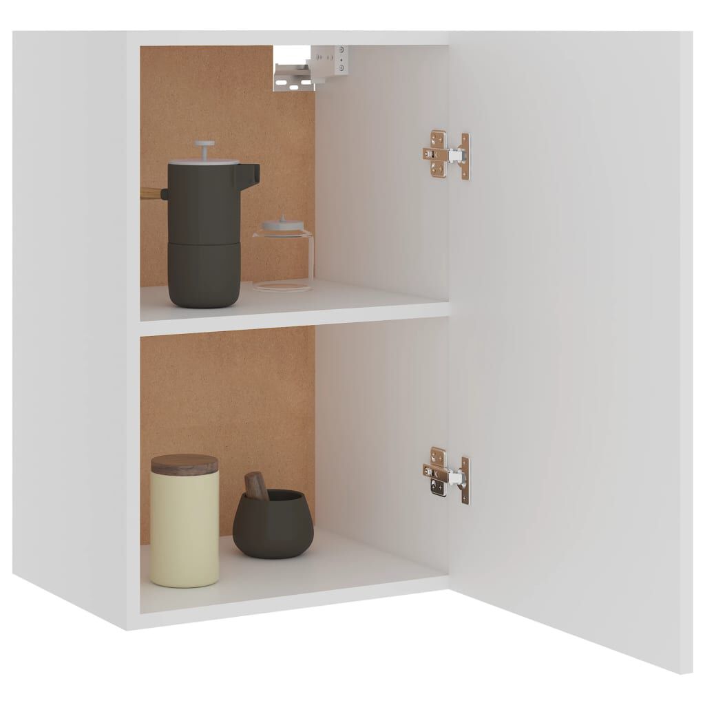 vidaXL Hanging Cabinet Lyon White 39.5x31x60 cm Engineered Wood