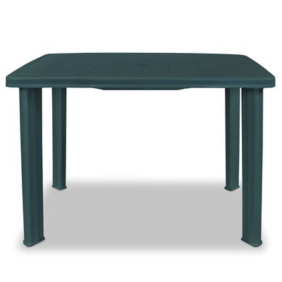 vidaXL Garden Table Green 101x68x72 cm Plastic, green vidaXL Garden Table Green 101x68x72 cm Plastic