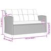 vidaXL 6 Piece Garden Sofa Set with Cushions Poly Rattan Dark Grey