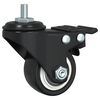 vidaXL Caster Wheels 4 pcs Black 35 mm Iron