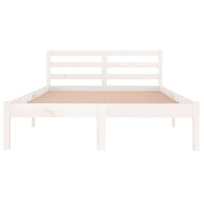 vidaXL Bed Frame without Mattress Solid Wood Pine 120x200cm White, white vidaXL Bed Frame without Mattress Solid Wood Pine 120x200cm White