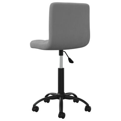 vidaXL Swivel Dining Chair Dark Grey Velvet, dark grey vidaXL Swivel Dining Chair Dark Grey Velvet