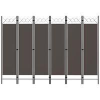 vidaXL 6-Panel Room Divider Anthracite 240x180 cm