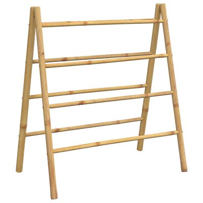 vidaXL Double Towel Ladder with 4 Rungs 90x50x100 cm Bamboo,  vidaXL Double Towel Ladder with 4 Rungs 90x50x100 cm Bamboo
