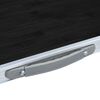 vidaXL Foldable Camping Table Grey Aluminium 120x60 cm