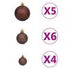 vidaXL Artificial Pre-lit Christmas Tree with Ball Set 120cm 230 Branches