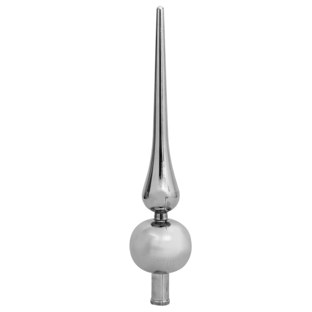 vidaXL Artificial Pre-lit Christmas Tree with Ball Set White 210 cm PVC