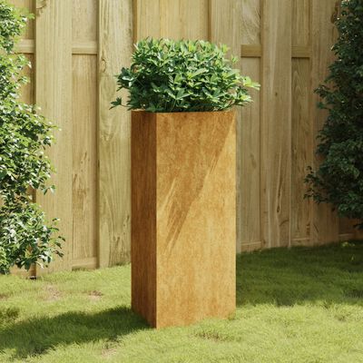 vidaXL Garden Planter 40x34.5x75 cm Corten Steel,  vidaXL Garden Planter 40x34.5x75 cm Corten Steel