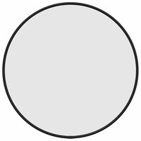 vidaXL Wall Mirror Black Ø 40 cm Round, black vidaXL Wall Mirror Black Ø 40 cm Round
