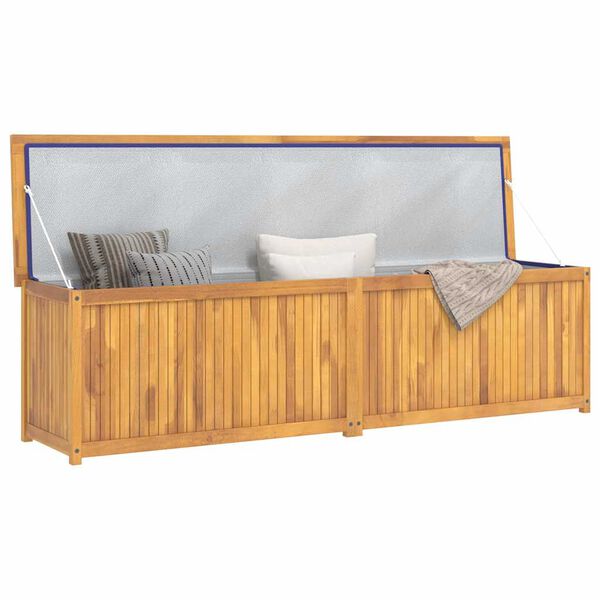 vidaXL Garden Box 200x50x55 cm Solid Wood Teak