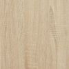 vidaXL Wall Shelf 2 pcs Sonoma Oak 100x15x20 cm Engineered Wood