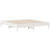 vidaXL Bed Frame without Mattress White 180x200 cm Super King Solid Wood Pine