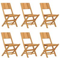 vidaXL Folding Garden Chairs 6 pcs 47x61x90 cm Solid Wood Teak,  vidaXL Folding Garden Chairs 6 pcs 47x61x90 cm Solid Wood Teak