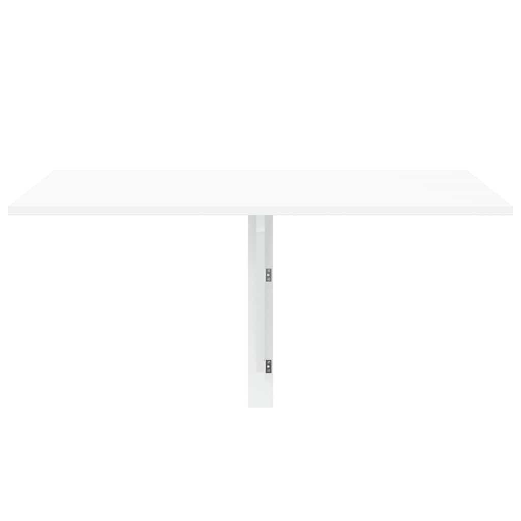 vidaXL Folding Wall Table White 100x60 cm