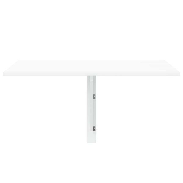 vidaXL Folding Wall Table White 100x60 cm