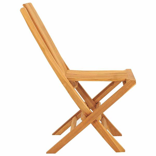 vidaXL Folding Garden Chairs 2 pcs 47x47x89 cm Solid Wood Teak