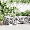 vidaXL Gabion Basket Galvanised Steel 100x50x50 cm