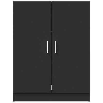 vidaXL Washing Machine Cabinet Black 71x71.5x91.5 cm, black vidaXL Washing Machine Cabinet Black 71x71.5x91.5 cm